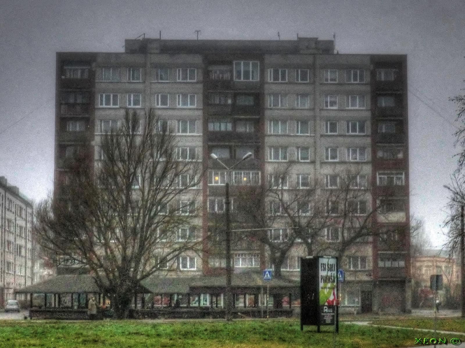 Klaipėdos gyvenamųjų namų kvartalas su žaliomis erdvėmis
